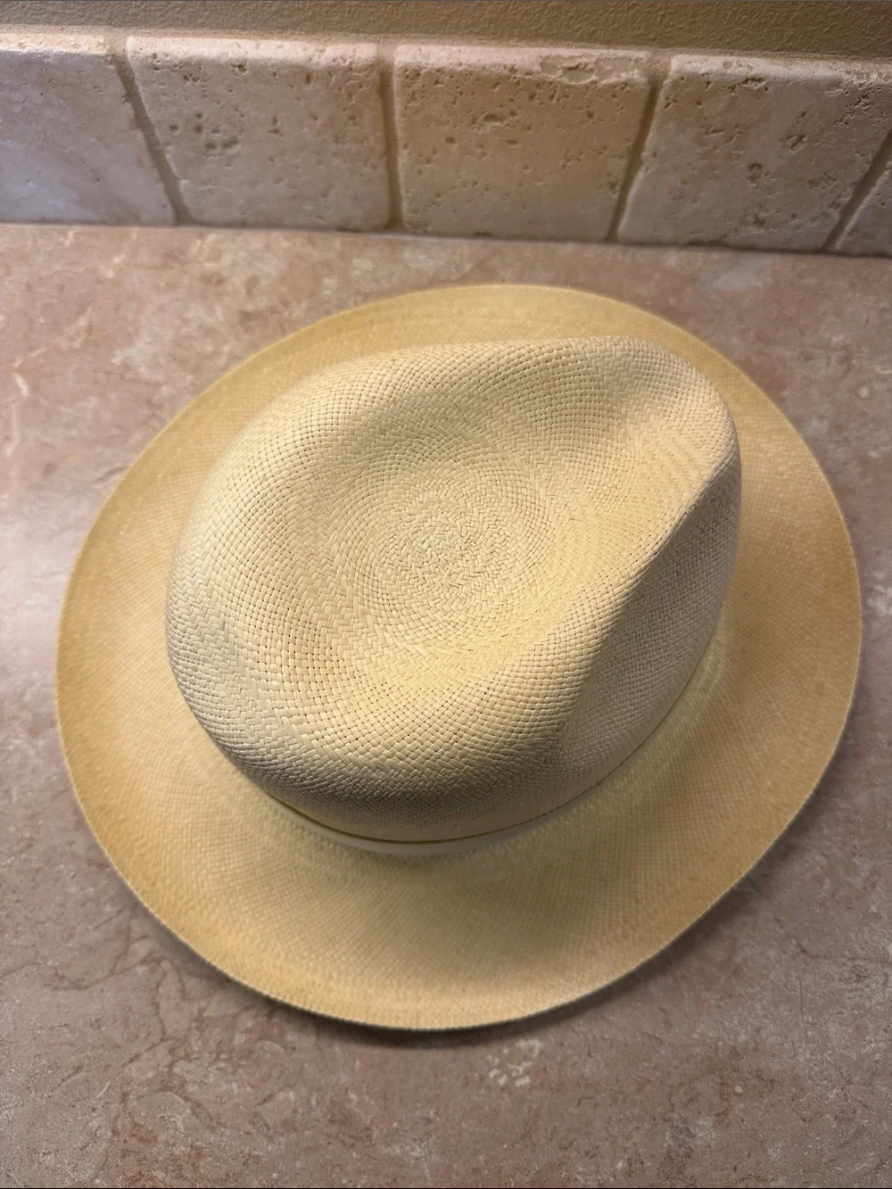 Stetson fedora Straw Hat size 7 5/8